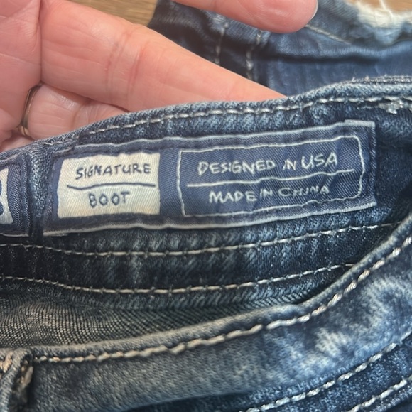 Miss Me sequin boot cut jeans size 28 34 inseam - Picture 6 of 16